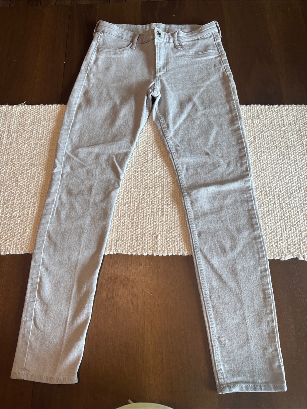 Forever 21 Light Gray Girls Skinny Jeans